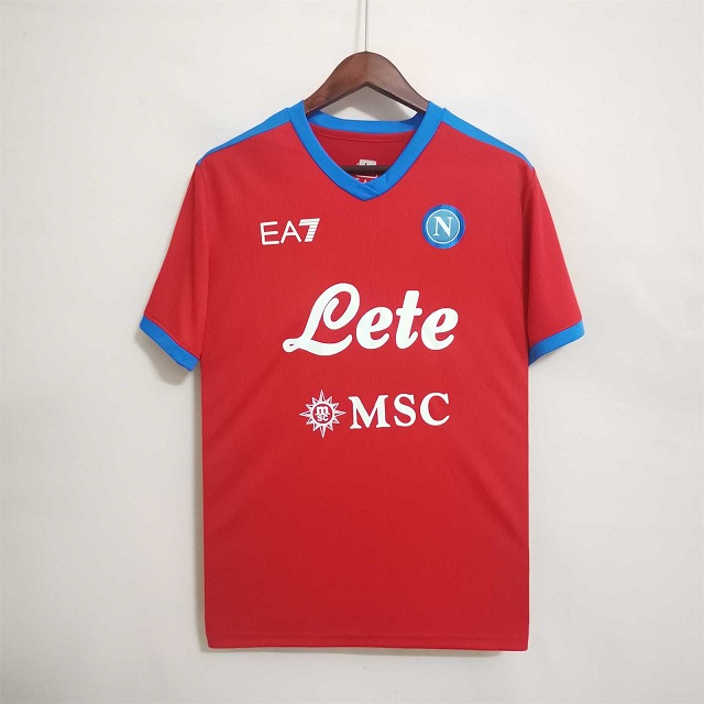AAA Quality Napoli 21/22 Fourth Red Soccer Jersey